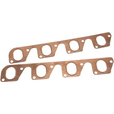 Aeroflow Performance Exhaust Aeroflow Ford Cleveland 351 2V Copper Embossed Exhaust Gaskets AF1854-1604 SR