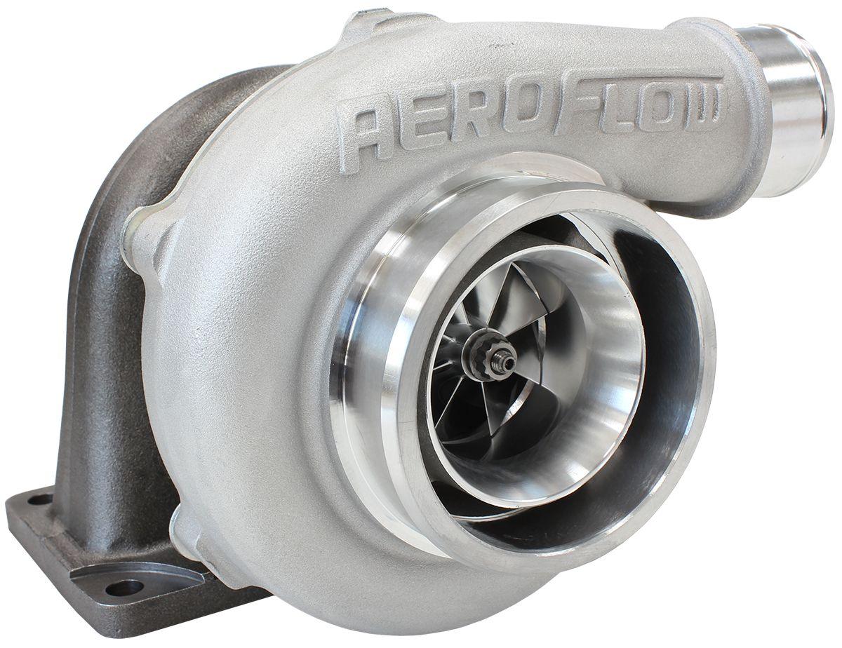 Aeroflow Performance External Wastegate, T3 Inlet Flange, V-Band Exhaust Flange Aeroflow BOOSTED 5455 1.06 Turbocharger 650HP, Natural Cast Finish AF8005-3002 SR