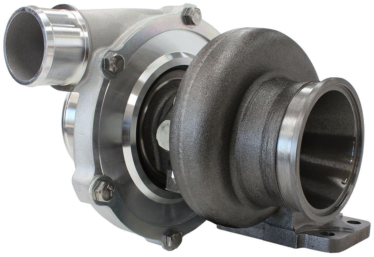 Aeroflow Performance External Wastegate, T3 Inlet Flange, V-Band Exhaust Flange Aeroflow BOOSTED 5455 .63 Turbocharger 650HP, Natural Cast Finish AF8005-3000 SR