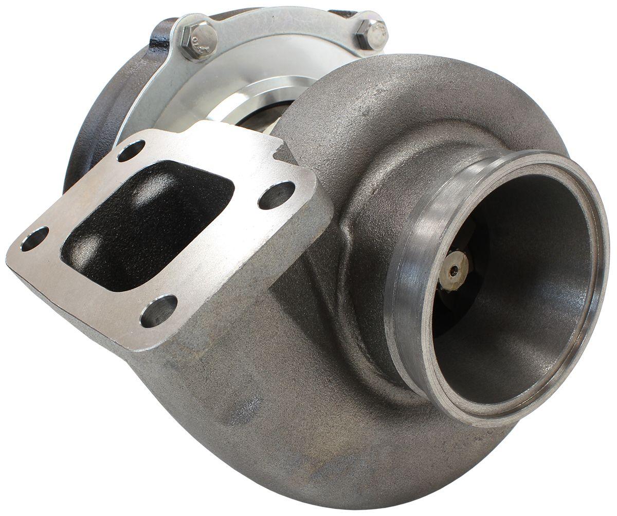Aeroflow Performance External Wastegate, T3 Inlet Flange, V-Band Exhaust Flange Aeroflow BOOSTED 5855 1.06 Turbocharger 750HP, Hi Temp Black Finish AF8005-3007BLK SR