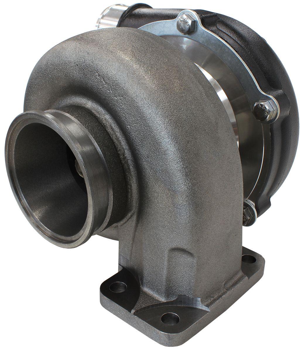 Aeroflow Performance External Wastegate, T3 Inlet Flange, V-Band Exhaust Flange Aeroflow BOOSTED 5855 1.06 Turbocharger 750HP, Hi Temp Black Finish AF8005-3007BLK SR