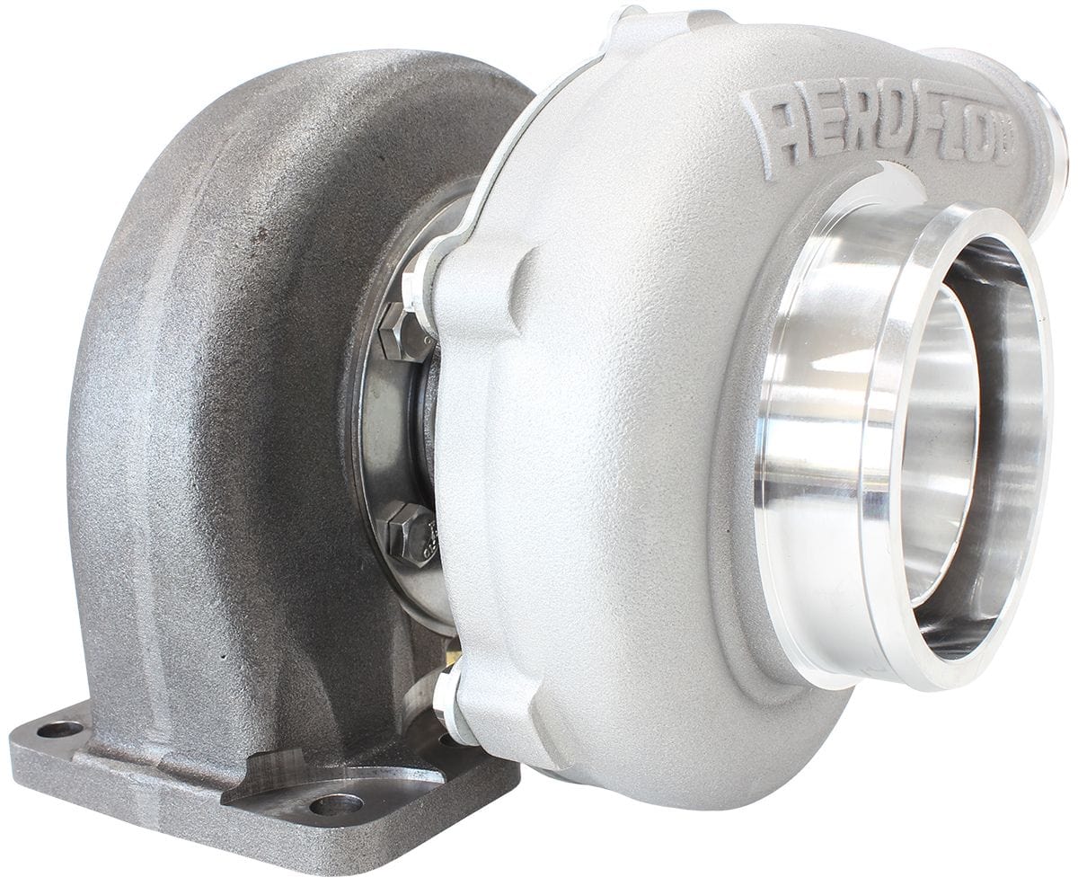 Aeroflow Performance External Wastegate, T3 Inlet Flange, V-Band Exhaust Flange Aeroflow BOOSTED 5855 1.06 Turbocharger 750HP, Natural Cast Finish AF8005-3007 SR