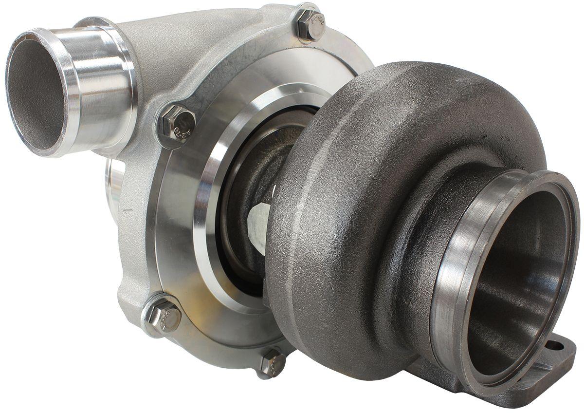 Aeroflow Performance External Wastegate, T3 Inlet Flange, V-Band Exhaust Flange Aeroflow BOOSTED 5855 .82 Turbocharger 750HP, Natural Cast Finish AF8005-3006 SR