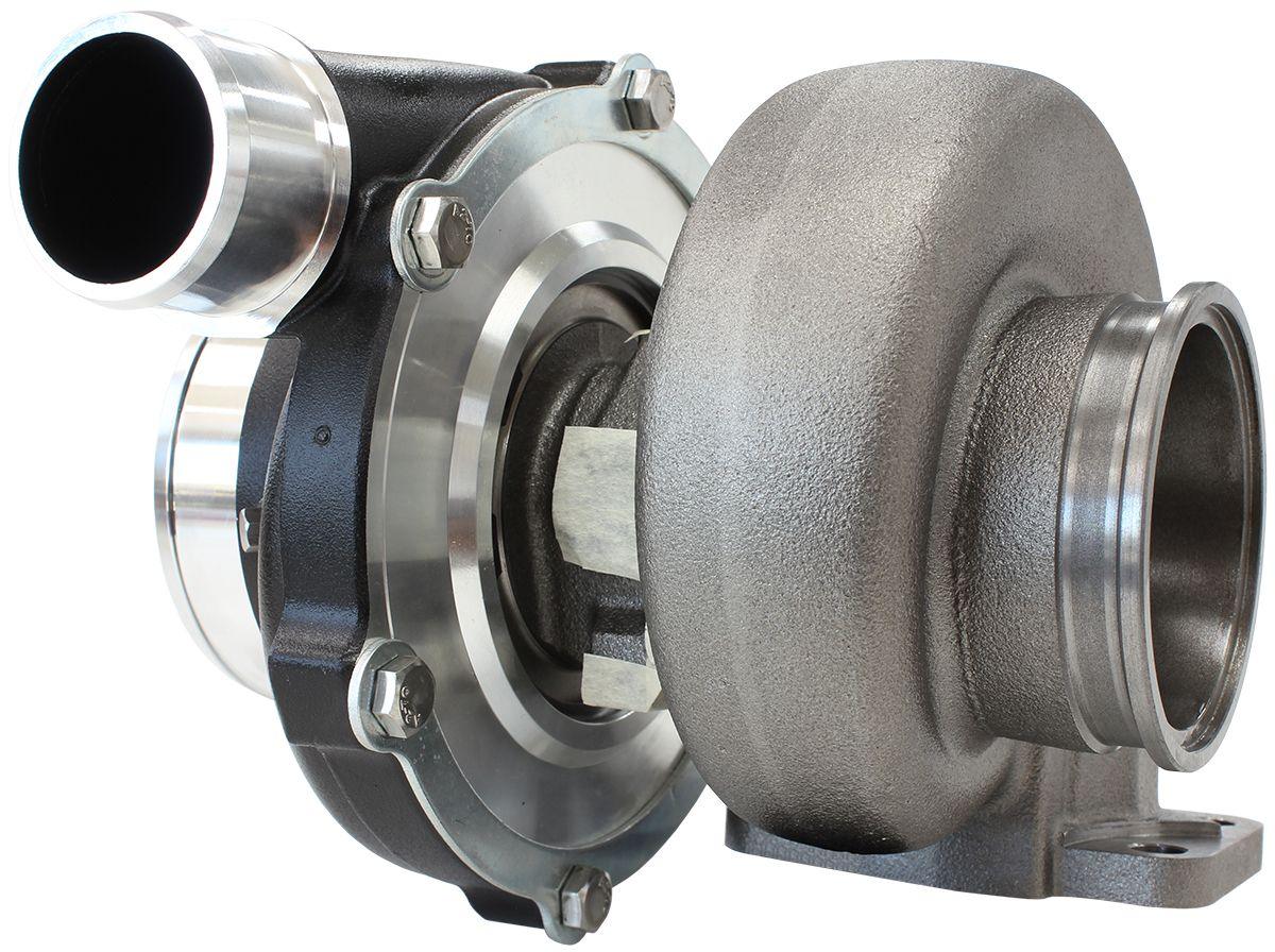 Aeroflow Performance External Wastegate, T3 Inlet Flange, V-Band Exhaust Flange Aeroflow BOOSTED 5862 1.06 Turbocharger 750HP, Hi Temp Black Finish AF8005-3012BLK SR