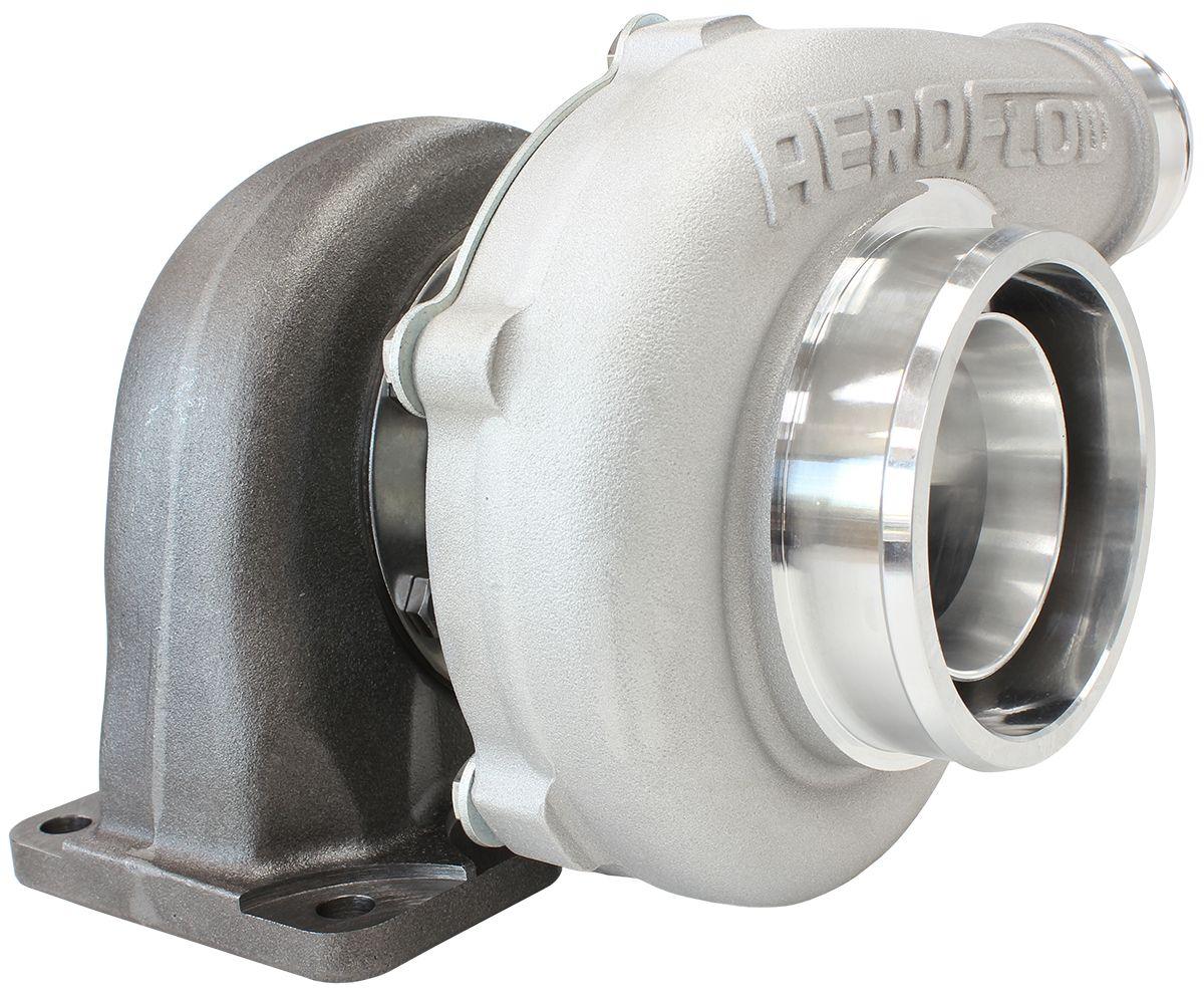 Aeroflow Performance External Wastegate, T3 Inlet Flange, V-Band Exhaust Flange Aeroflow BOOSTED 5862 .82 Turbocharger 750HP, Natural Cast Finish AF8005-3011 SR