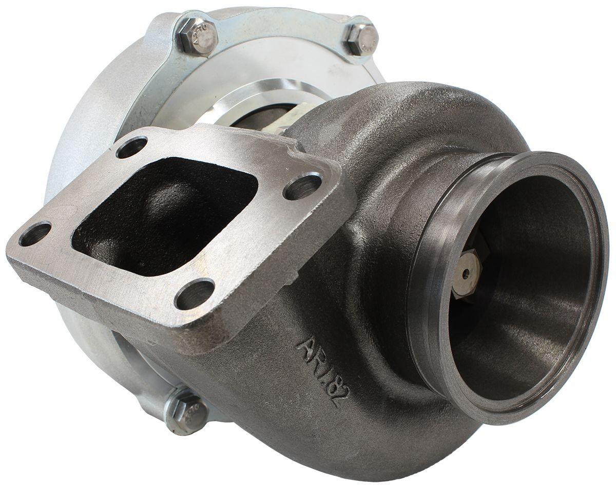 Aeroflow Performance External Wastegate, T3 Inlet Flange, V-Band Exhaust Flange Aeroflow BOOSTED 5862 .82 Turbocharger 750HP, Natural Cast Finish AF8005-3011 SR