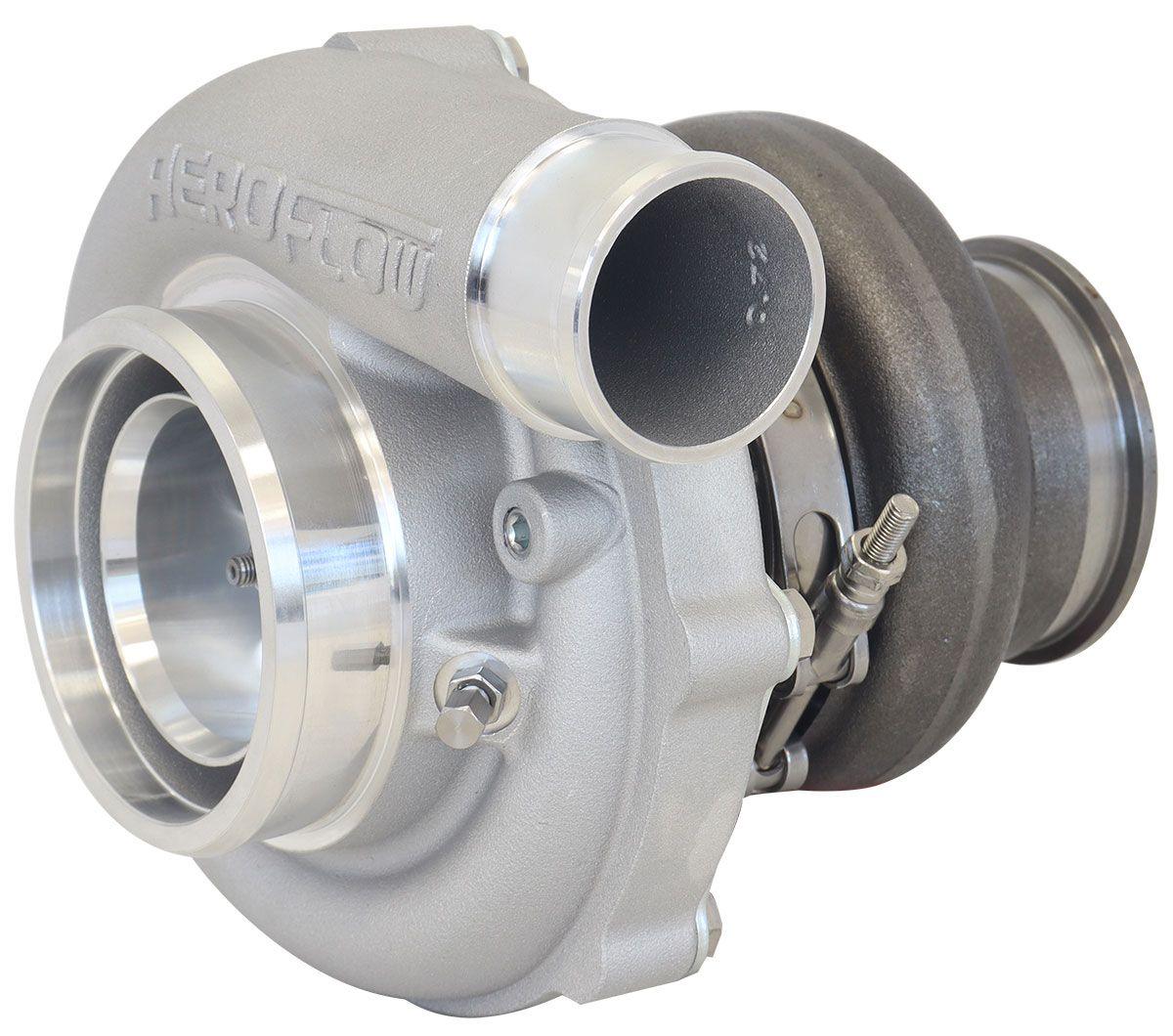 Aeroflow Performance External Wastegate, T3 Inlet Flange, V-Band Exhaust Flange Aeroflow BOOSTED 6255 .63 Turbocharger 900HP, Natural Cast Finish AF8005-3051 SR