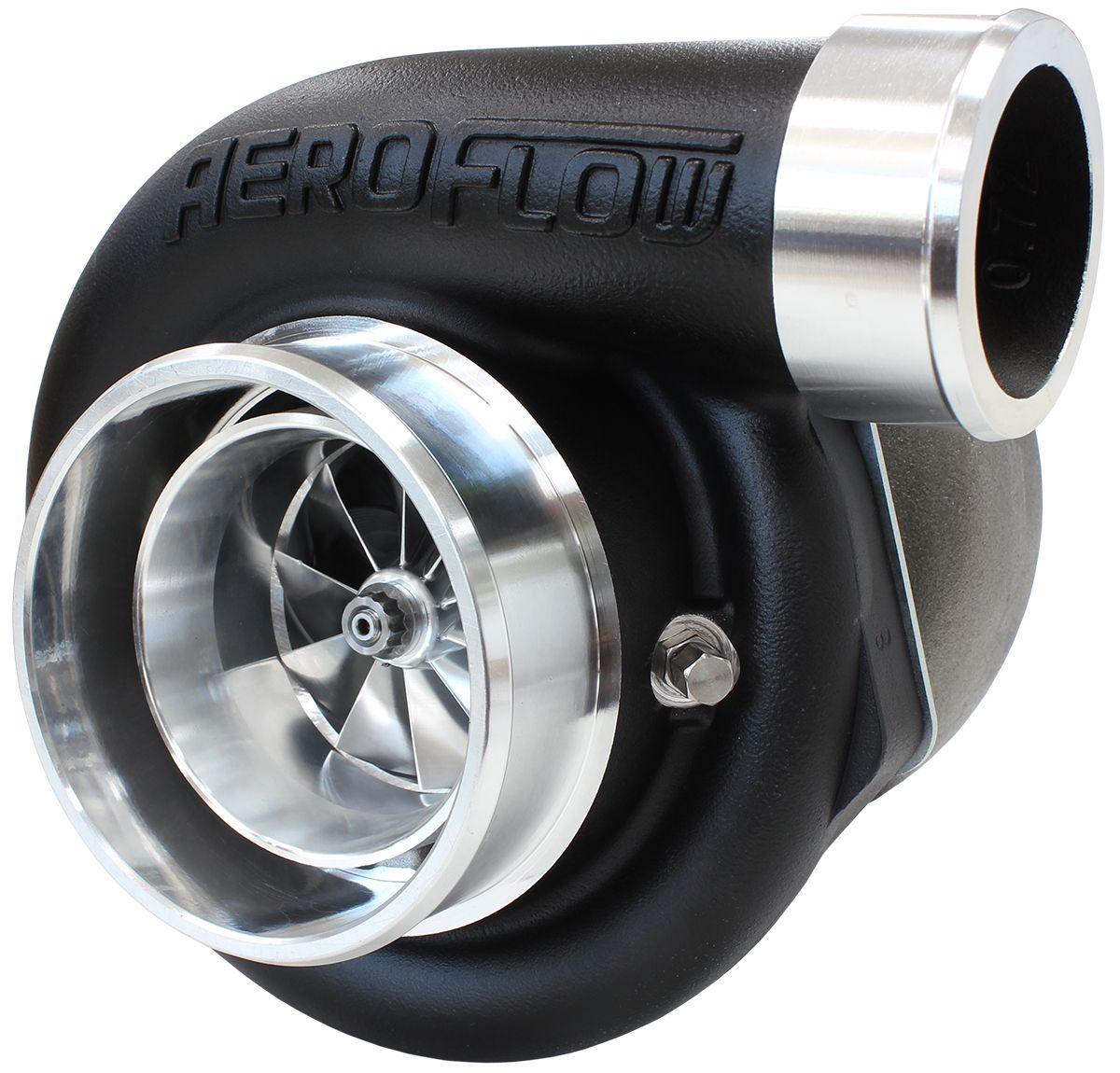 Aeroflow Performance External Wastegate, T3 Inlet Flange, V-Band Exhaust Flange Aeroflow BOOSTED 6662 1.06 Turbocharger 900HP, Hi Temp Black Finish AF8005-3017BLK SR
