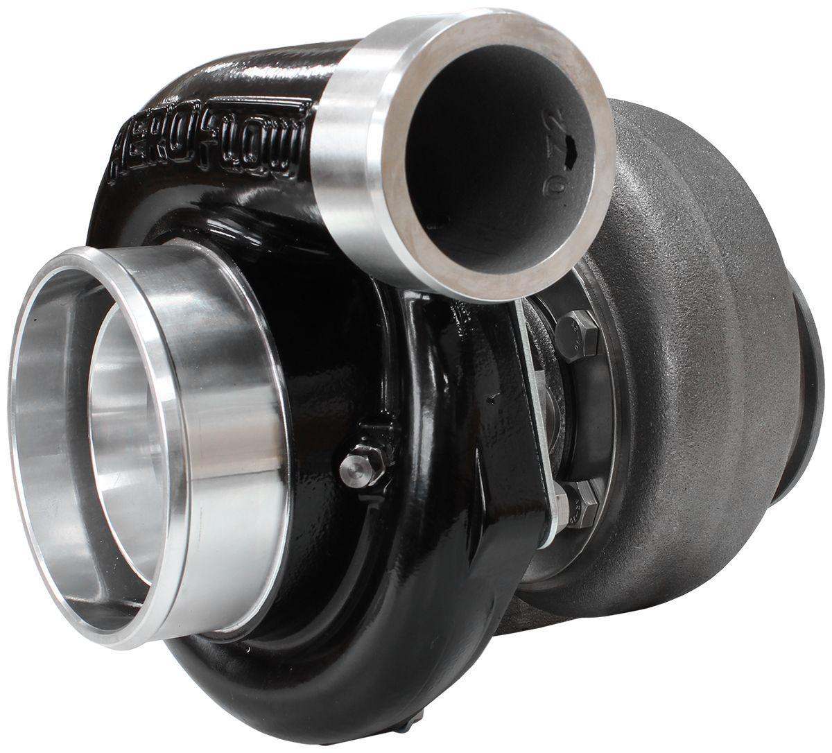 Aeroflow Performance External Wastegate, T3 Inlet Flange, V-Band Exhaust Flange Aeroflow BOOSTED 6762 1.06 Turbocharger 950HP, Hi Temp Black Finish AF8005-3030BLK SR