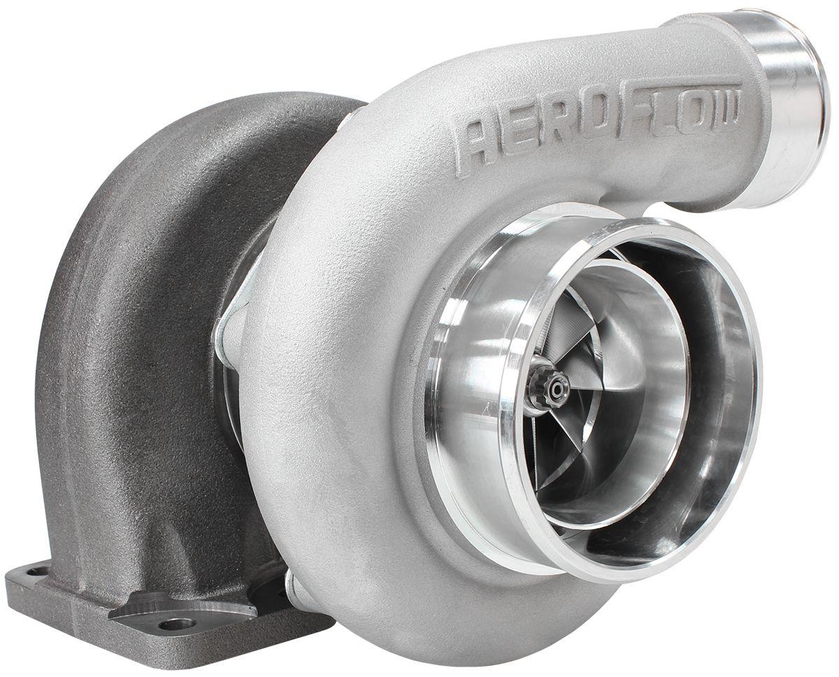 Aeroflow Performance External Wastegate, T3 Inlet Flange, V-Band Exhaust Flange Aeroflow BOOSTED 6762 1.06 Turbocharger 950HP, Natural Cast Finish AF8005-3030 SR