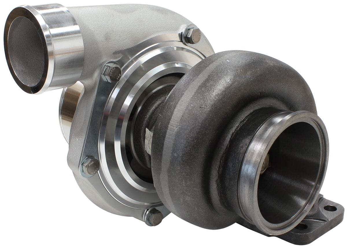 Aeroflow Performance External Wastegate, T3 Inlet Flange, V-Band Exhaust Flange Aeroflow BOOSTED 6762 .82 Turbocharger 950HP, Natural Cast Finish AF8005-3021 SR