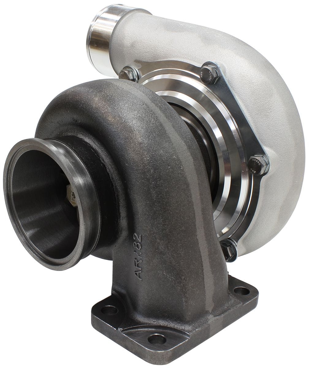 Aeroflow Performance External Wastegate, T3 Inlet Flange, V-Band Exhaust Flange Aeroflow BOOSTED 6762 .82 Turbocharger 950HP, Natural Cast Finish AF8005-3021 SR