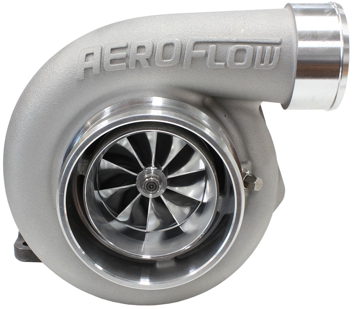 Aeroflow Performance External Wastegate, T3 Inlet Flange, V-Band Exhaust Flange Aeroflow BOOSTED 6762 .82 Turbocharger 950HP, Natural Cast Finish AF8005-3021 SR