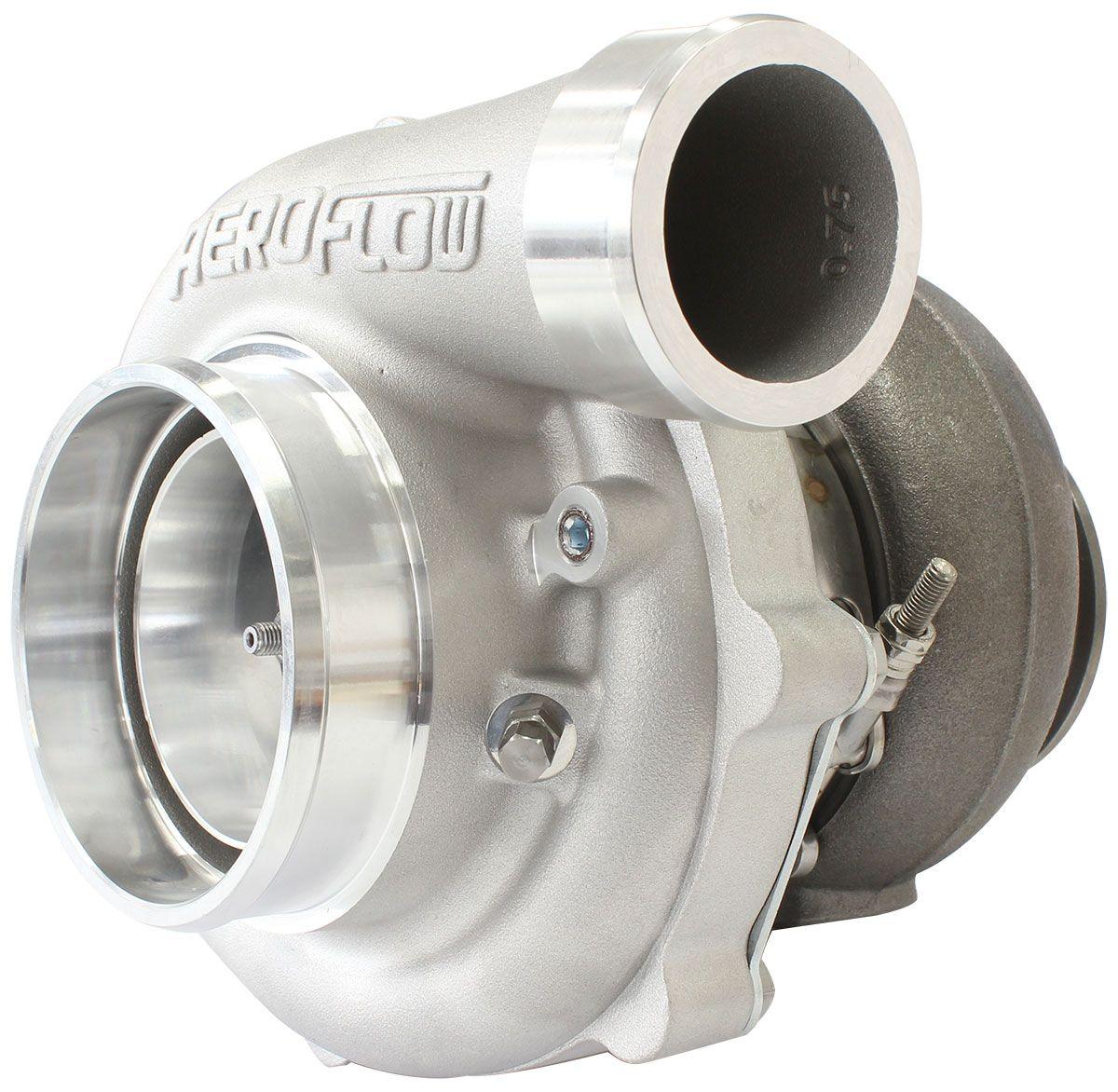 Aeroflow Performance External Wastegate, T4 Inlet Flange, V-Band Exhaust Flange Aeroflow BOOSTED 6862 T4 .82 Turbocharger 1050HP, Natural Cast Finish AF8005-4054 SR