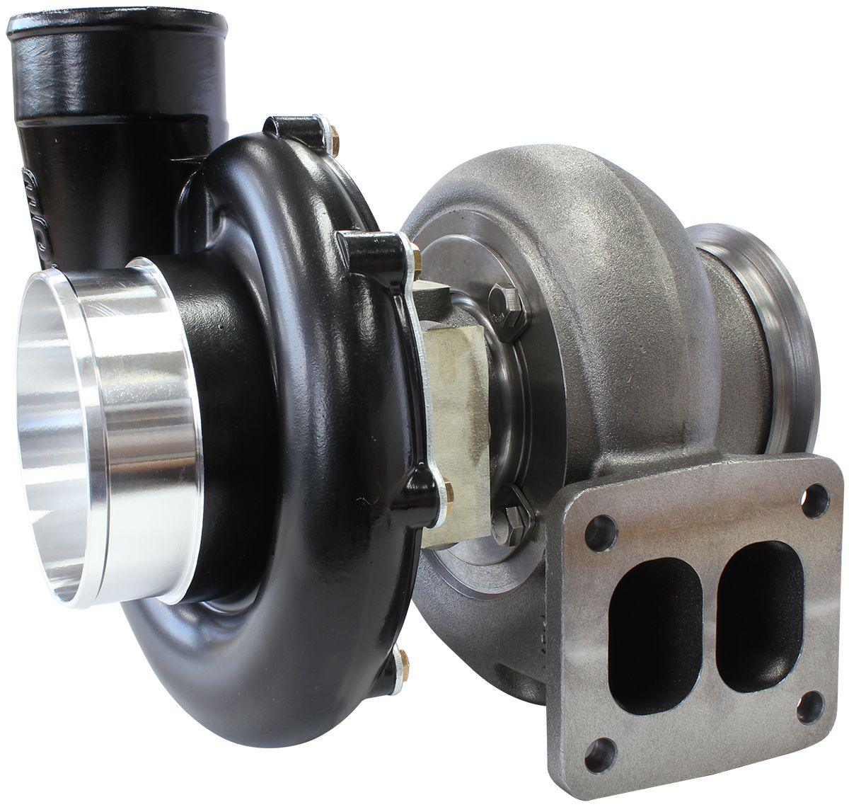 Aeroflow Performance External Wastegate, T4 Inlet Flange, V-Band Exhaust Flange Aeroflow BOOSTED 7875 GEN 2 T4 1.25 Turbocharger 1050HP, Hi Temp Black Finish AF8005-4021 SR