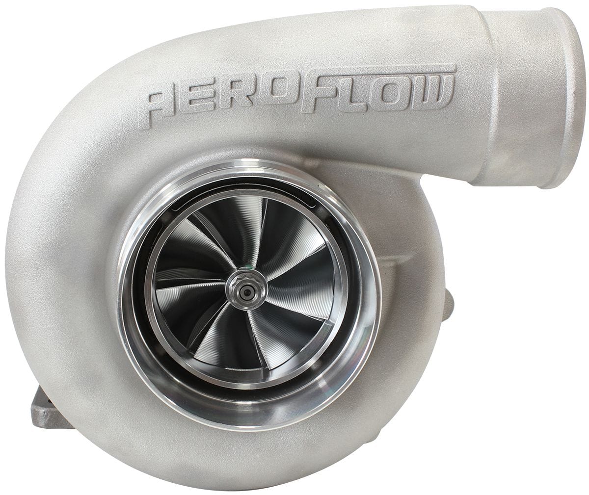 Aeroflow Performance External Wastegate, T4 Inlet Flange, V-Band Exhaust Flange Aeroflow BOOSTED 7875 GEN 2 T4 1.25 Turbocharger 1050HP, Natural Cast Finish AF8005-4021 SR