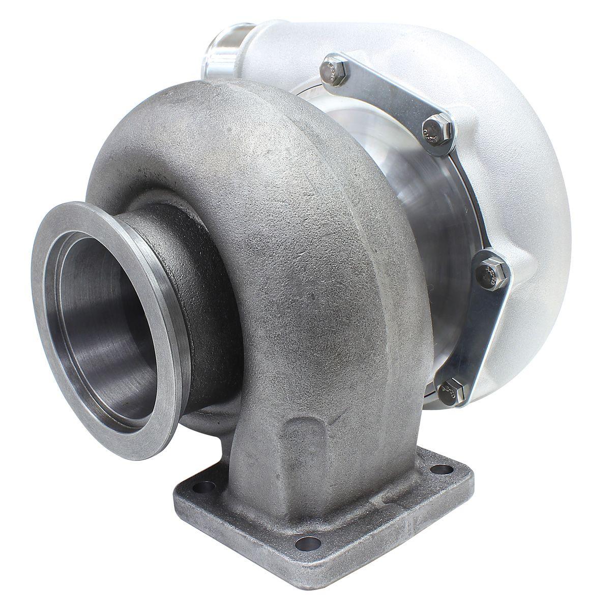 Aeroflow Performance External Wastegate, T4 Inlet Flange, V-Band Exhaust Flange Aeroflow BOOSTED 7875 T4 1.25 Turbocharger 950HP, Natural Cast Finish AF8006-4011 SR