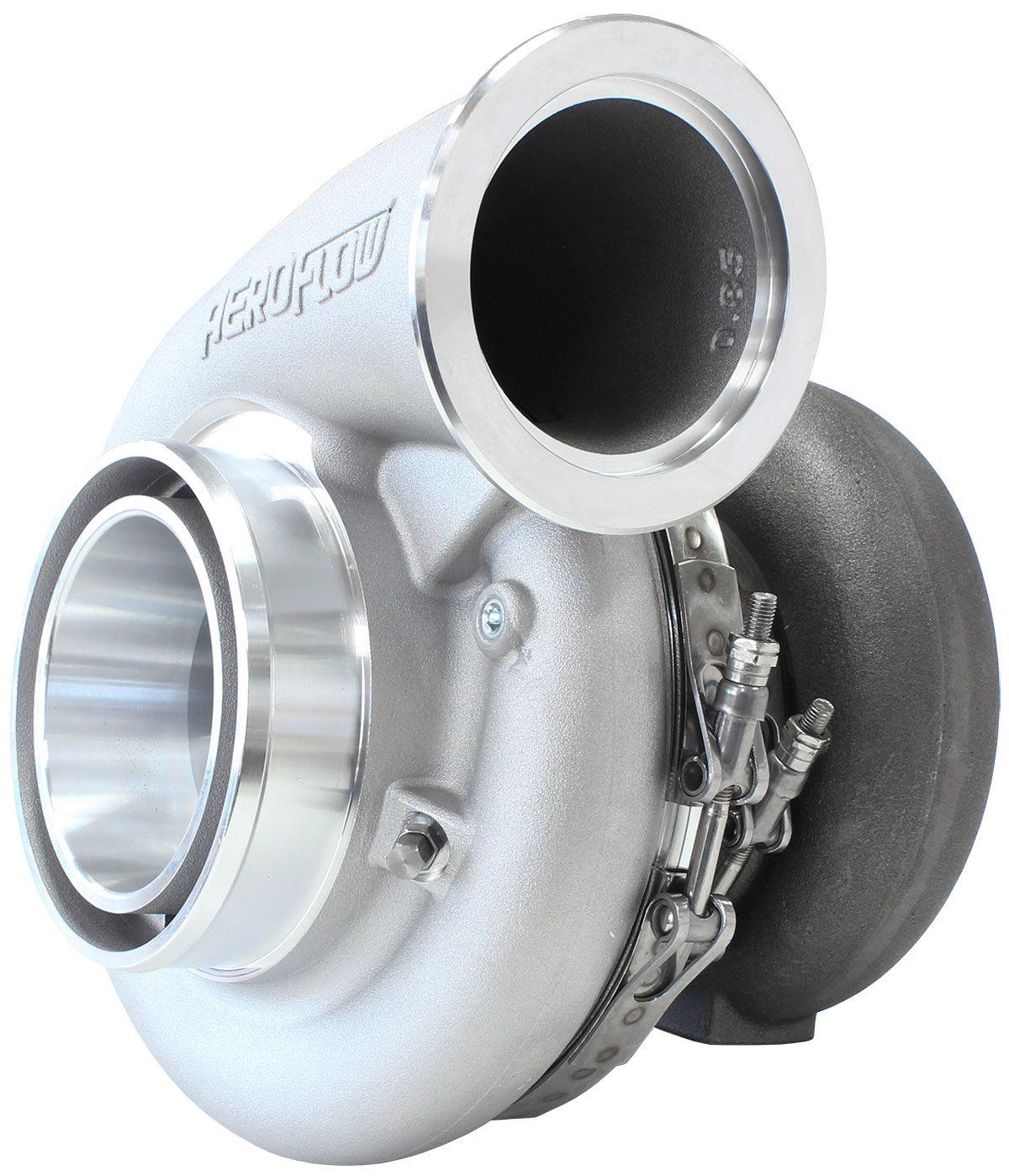 Aeroflow Performance External Wastegate, T4 Inlet Flange, V-Band Exhaust Flange Aeroflow BOOSTED 7975 T4 1.15 Turbocharger 1450HP, Natural Cast Finish AF8005-4041 SR