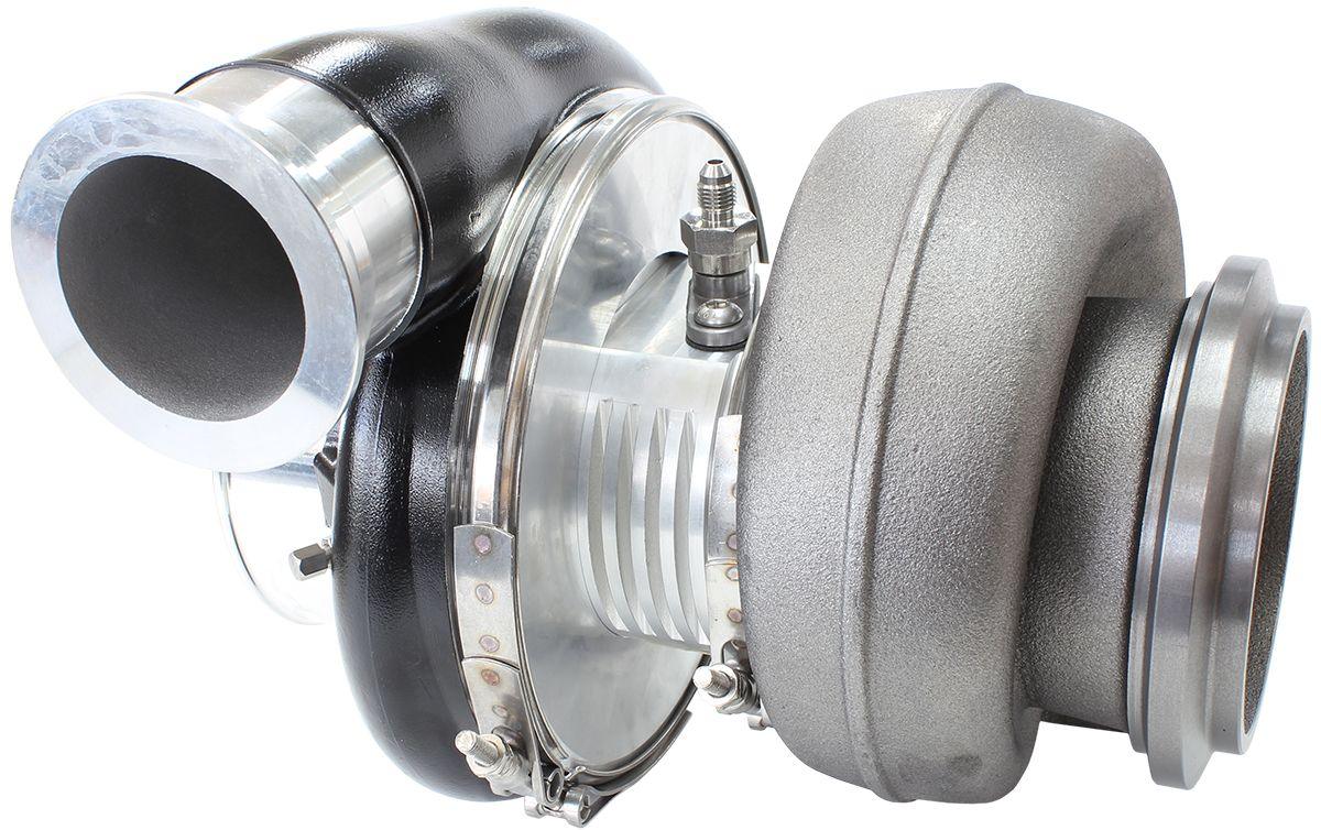 Aeroflow Performance External Wastegate, T6 Twin Entry Inlet Flange, V-Band Exhaust Flange Aeroflow BOOSTED 7588 T6 1.32 Turbocharger 1500HP, Hi Temp Black Finish AF8005-6010BLK SR