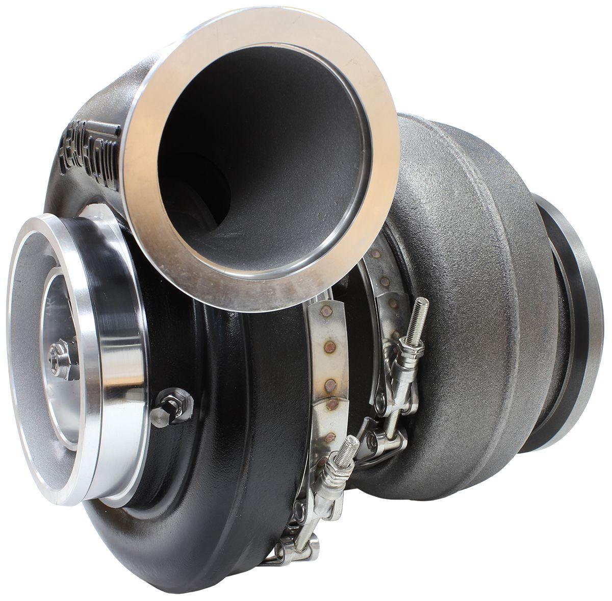 Aeroflow Performance External Wastegate, T6 Twin Entry Inlet Flange, V-Band Exhaust Flange Aeroflow BOOSTED 7588 T6 1.32 Turbocharger 1500HP, Hi Temp Black Finish AF8006-6000BLK SR