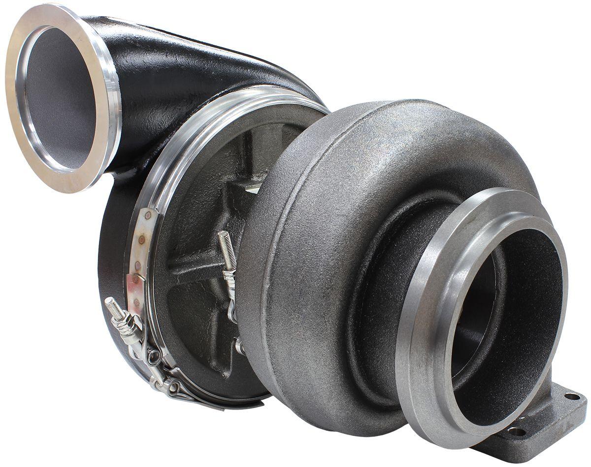 Aeroflow Performance External Wastegate, T6 Twin Entry Inlet Flange, V-Band Exhaust Flange Aeroflow BOOSTED 7588 T6 1.32 Turbocharger 1500HP, Hi Temp Black Finish AF8006-6000BLK SR