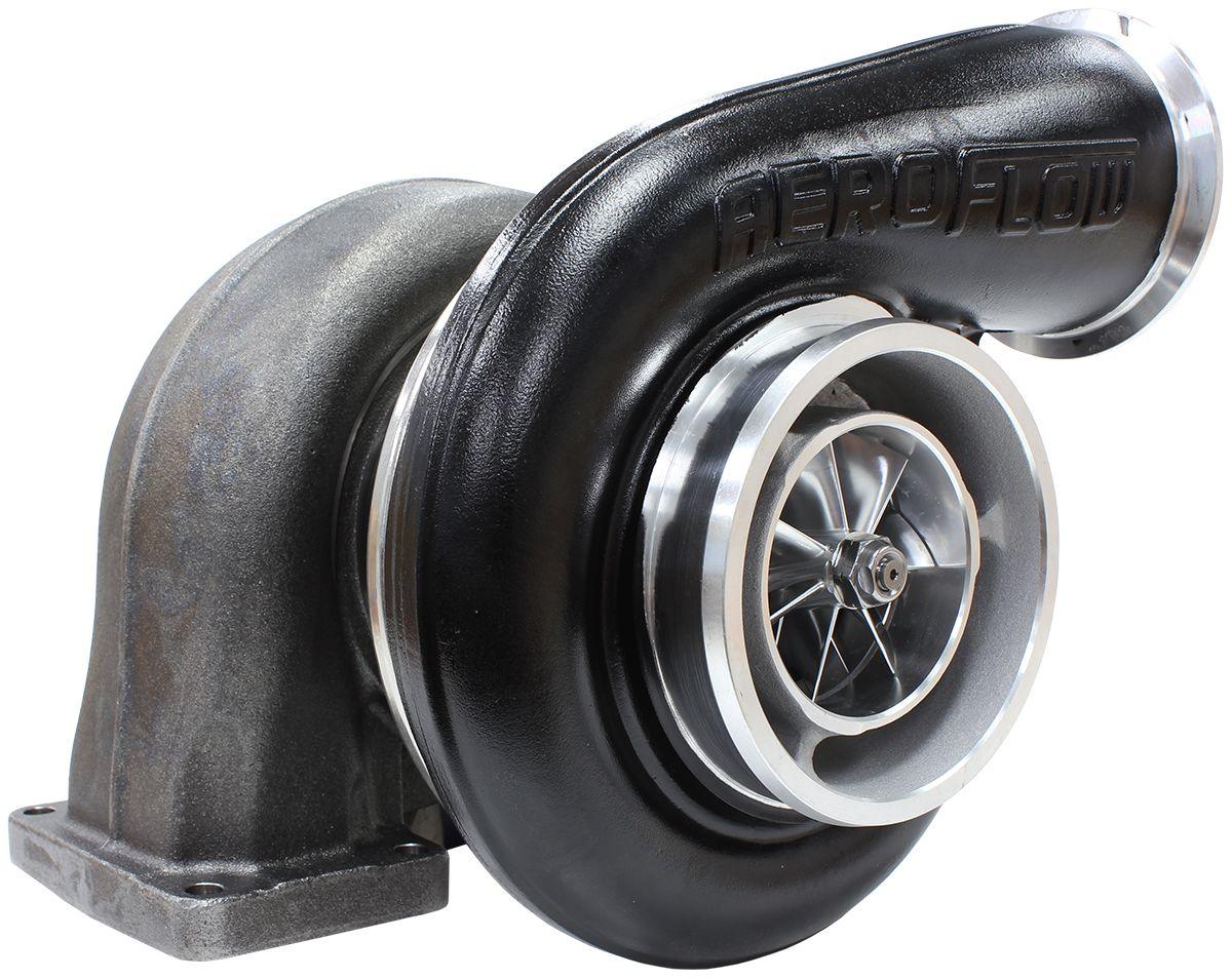 Aeroflow Performance External Wastegate, T6 Twin Entry Inlet Flange, V-Band Exhaust Flange Aeroflow BOOSTED 7588 T6 1.32 Turbocharger 1500HP, Hi Temp Black Finish AF8006-6000BLK SR