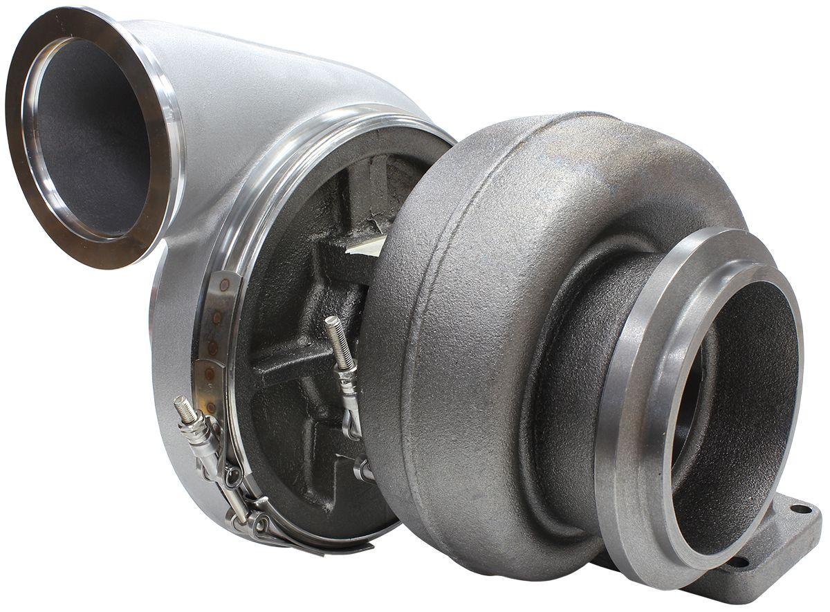 Aeroflow Performance External Wastegate, T6 Twin Entry Inlet Flange, V-Band Exhaust Flange Aeroflow BOOSTED 7588 T6 1.32 Turbocharger 1500HP, Natural Cast Finish AF8006-6000 SR