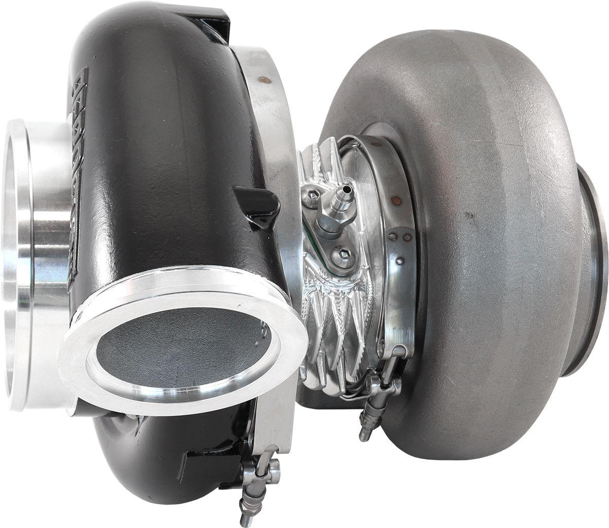 Aeroflow Performance External Wastegate, T6 Twin Entry Inlet Flange, V-Band Exhaust Flange Aeroflow BOOSTED 88102 T6 1.24 Turbocharger 2500HP, Hi Temp Black Finish AF8005-6020BLK SR