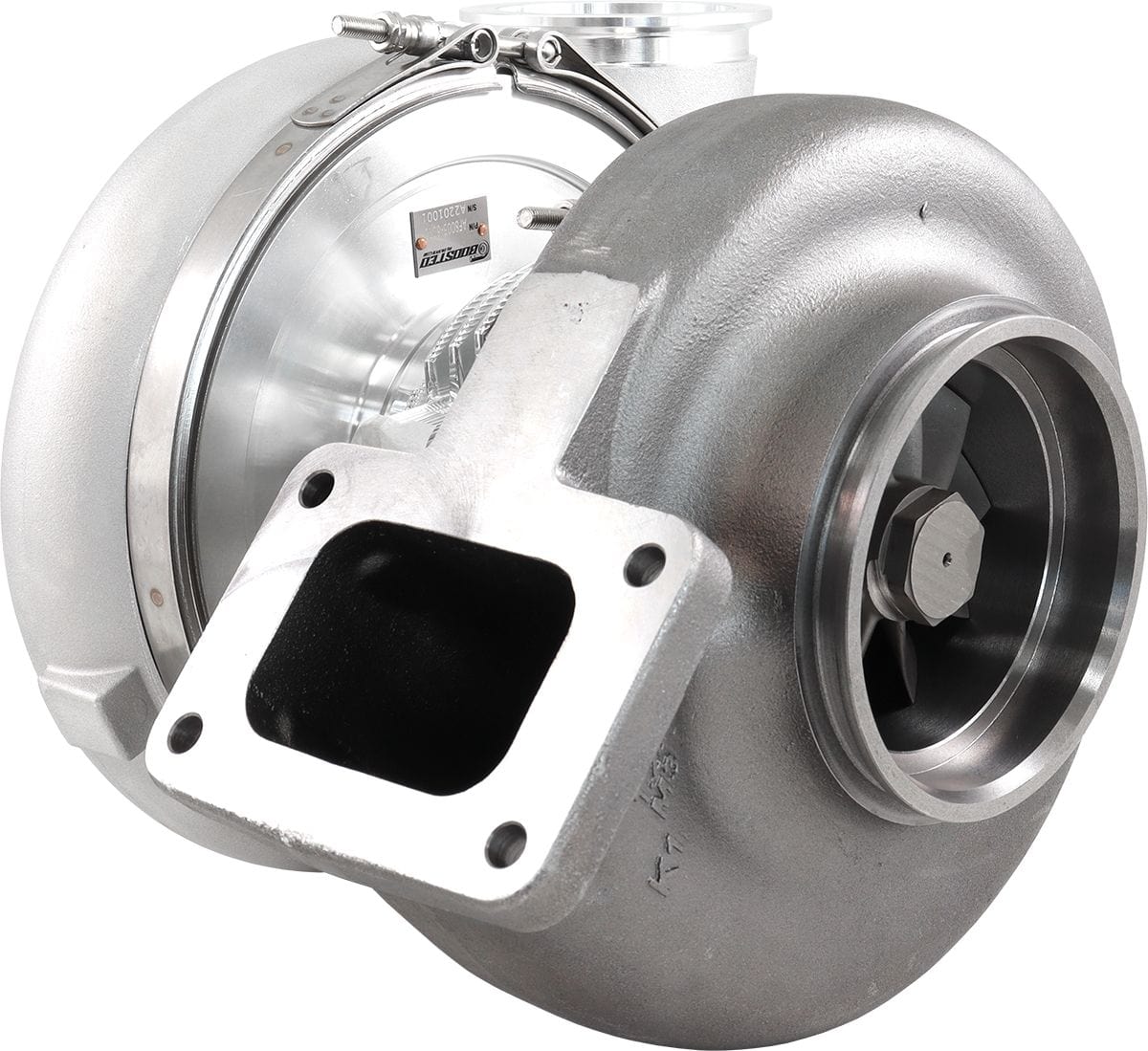 Aeroflow Performance External Wastegate, T6 Twin Entry Inlet Flange, V-Band Exhaust Flange Aeroflow BOOSTED 88102 T6 1.24 Turbocharger 2500HP, Natural Cast Finish AF8005-6020 SR