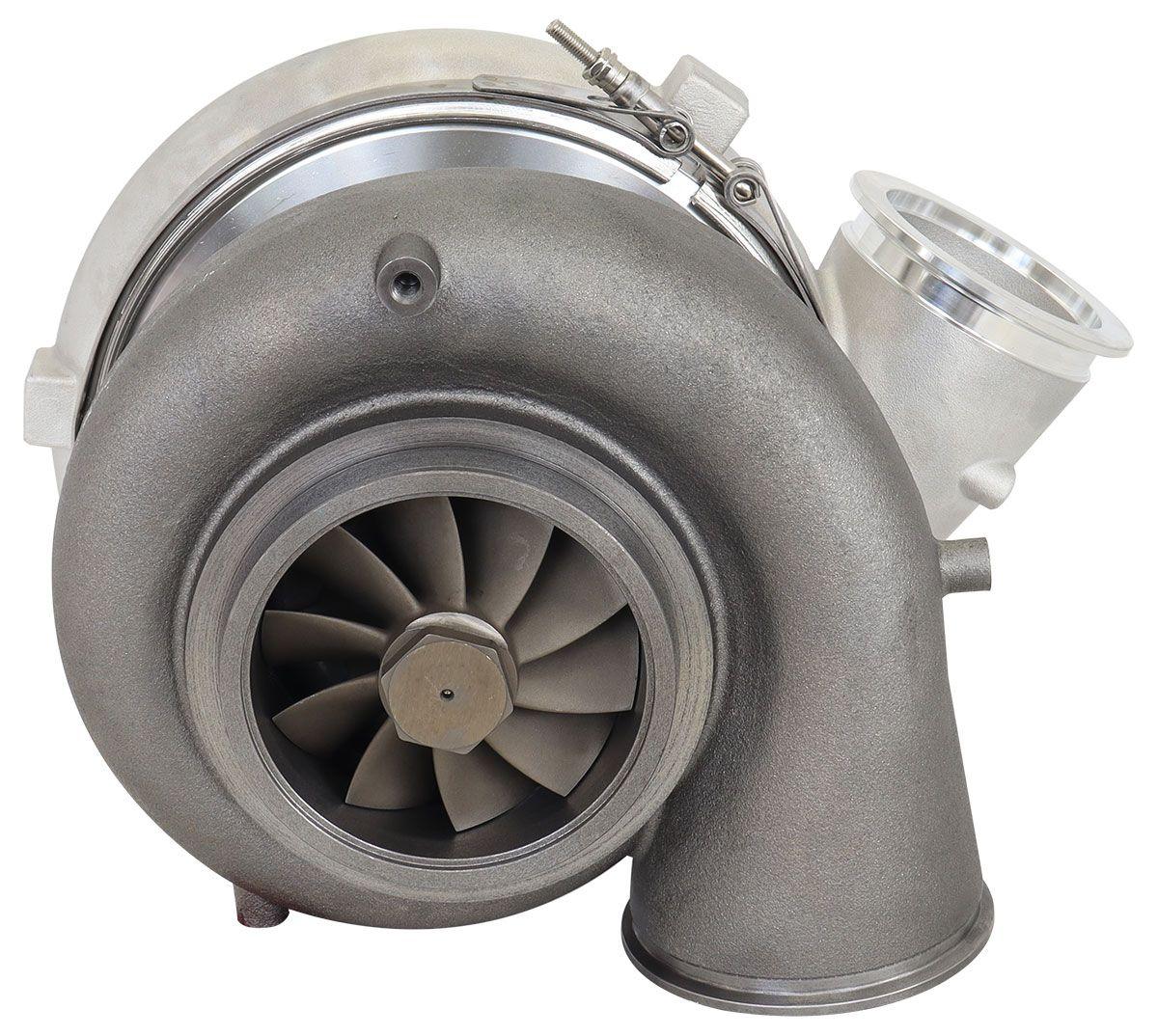 Aeroflow Performance External Wastegate, V-Band Inlet & Exhaust Flanges Aeroflow BOOSTED 102102 V-Band 1.22 Turbocharger 2500HP, Natural Cast Finish AF8006-6022 SR