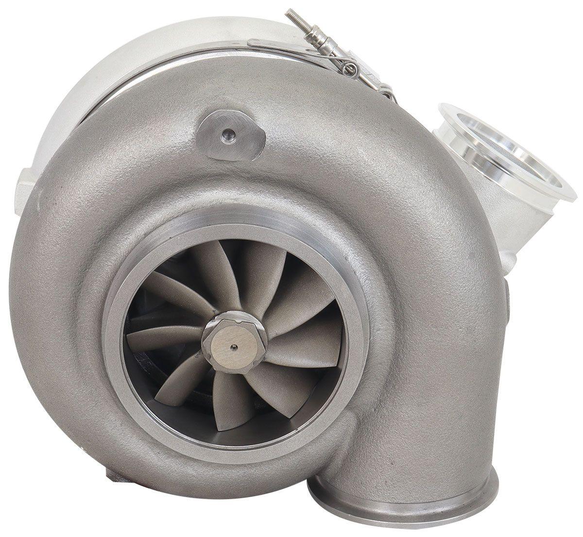 Aeroflow Performance External Wastegate, V-Band Inlet & Exhaust Flanges Aeroflow BOOSTED 106112 V-Band 1.25 Turbocharger 3000HP, Natural Cast Finish AF8005-6025 SR