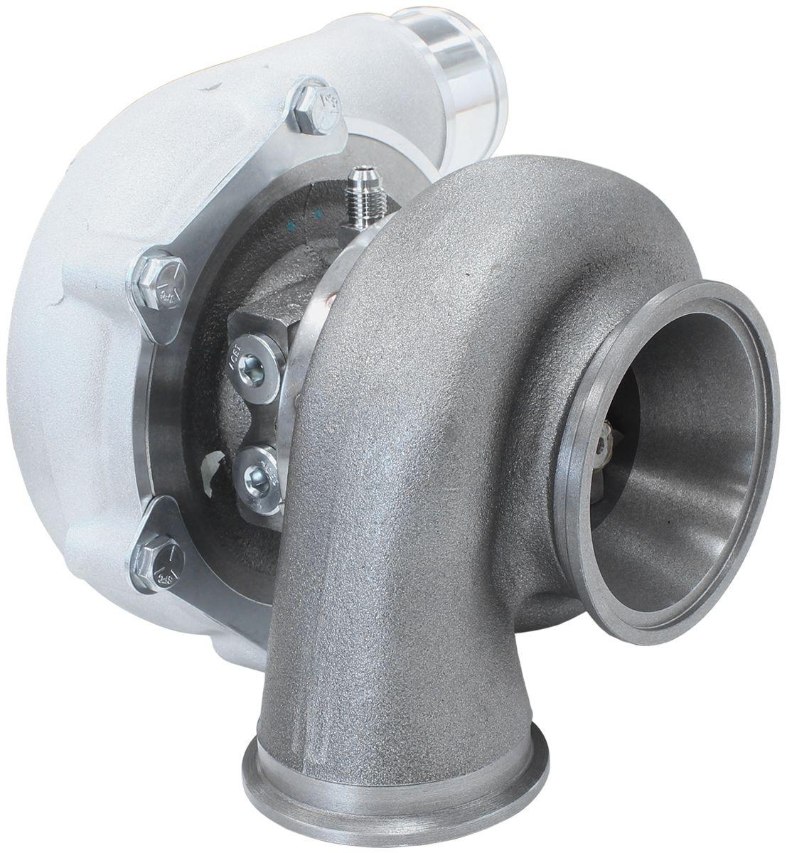 Aeroflow Performance External Wastegate, V-Band Inlet & Exhaust Flanges Aeroflow BOOSTED 5449 .72 Reverse Rotation Turbocharger 660HP, Natural Cast Finish AF8005 SR
