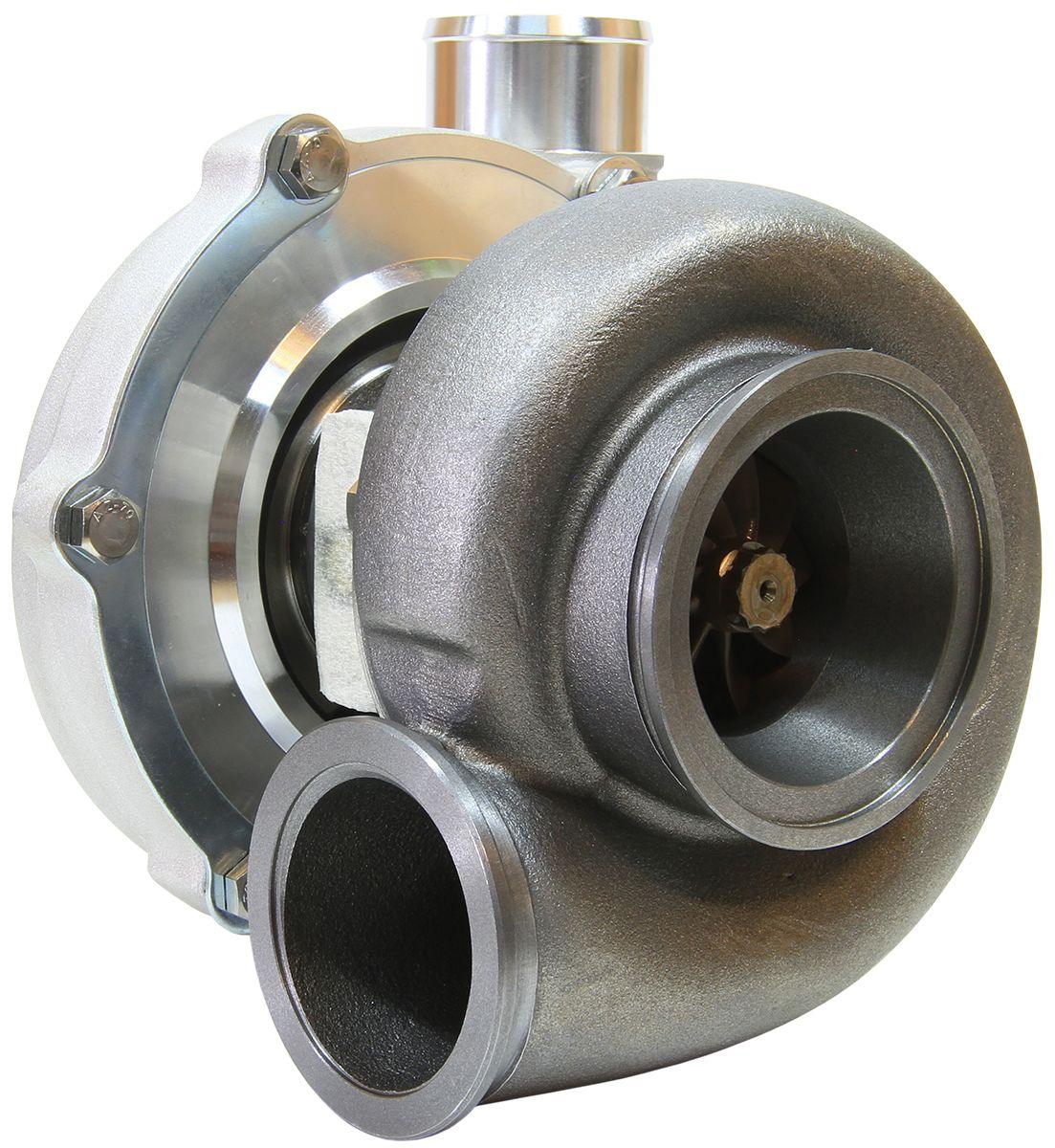 Aeroflow Performance External Wastegate, V-Band Inlet & Exhaust Flanges Aeroflow BOOSTED 5455 V-Band 1.01 Turbocharger 650HP, Natural Cast Finish AF8005-3032 SR