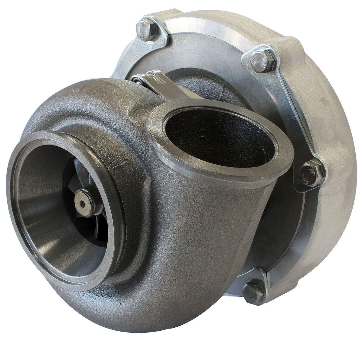 Aeroflow Performance External Wastegate, V-Band Inlet & Exhaust Flanges Aeroflow BOOSTED 6255 1.01 Reverse Rotation Turbocharger 900HP, Natural Cast Finish AF800 SR