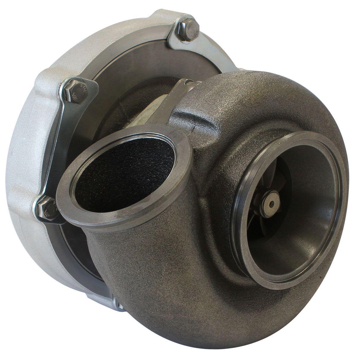 Aeroflow Performance External Wastegate, V-Band Inlet & Exhaust Flanges Aeroflow BOOSTED 6255 1.21 Turbocharger 900HP, Natural Cast Finish AF8005-3058 SR