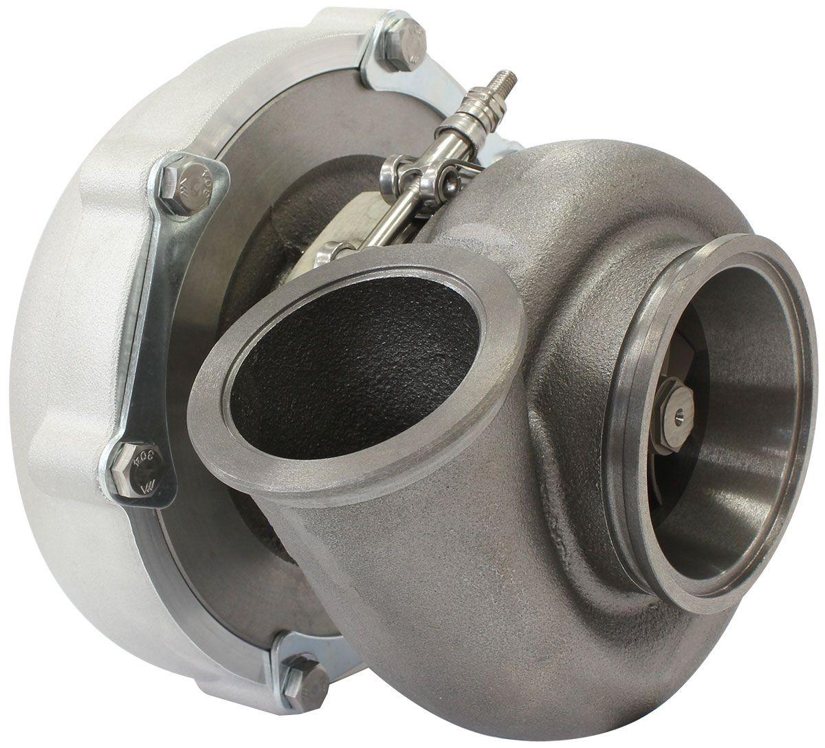 Aeroflow Performance External Wastegate, V-Band Inlet & Exhaust Flanges Aeroflow BOOSTED 6262 1.01 Turbocharger 900HP, Natural Cast Finish AF8005-3065 SR