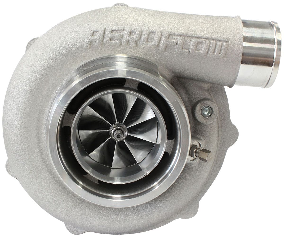 Aeroflow Performance External Wastegate, V-Band Inlet & Exhaust Flanges Aeroflow BOOSTED 6262 1.01 Turbocharger 900HP, Natural Cast Finish AF8005-3065 SR