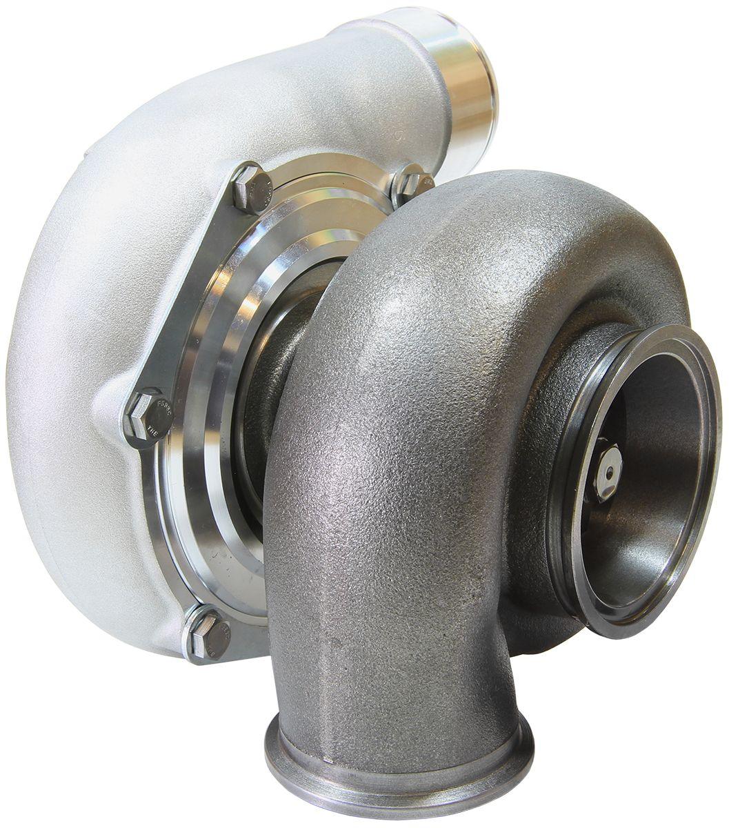 Aeroflow Performance External Wastegate, V-Band Inlet & Exhaust Flanges Aeroflow BOOSTED 6662 1.01 Reverse Rotation Turbocharger 900HP, Natural Cast Finish AF800 SR