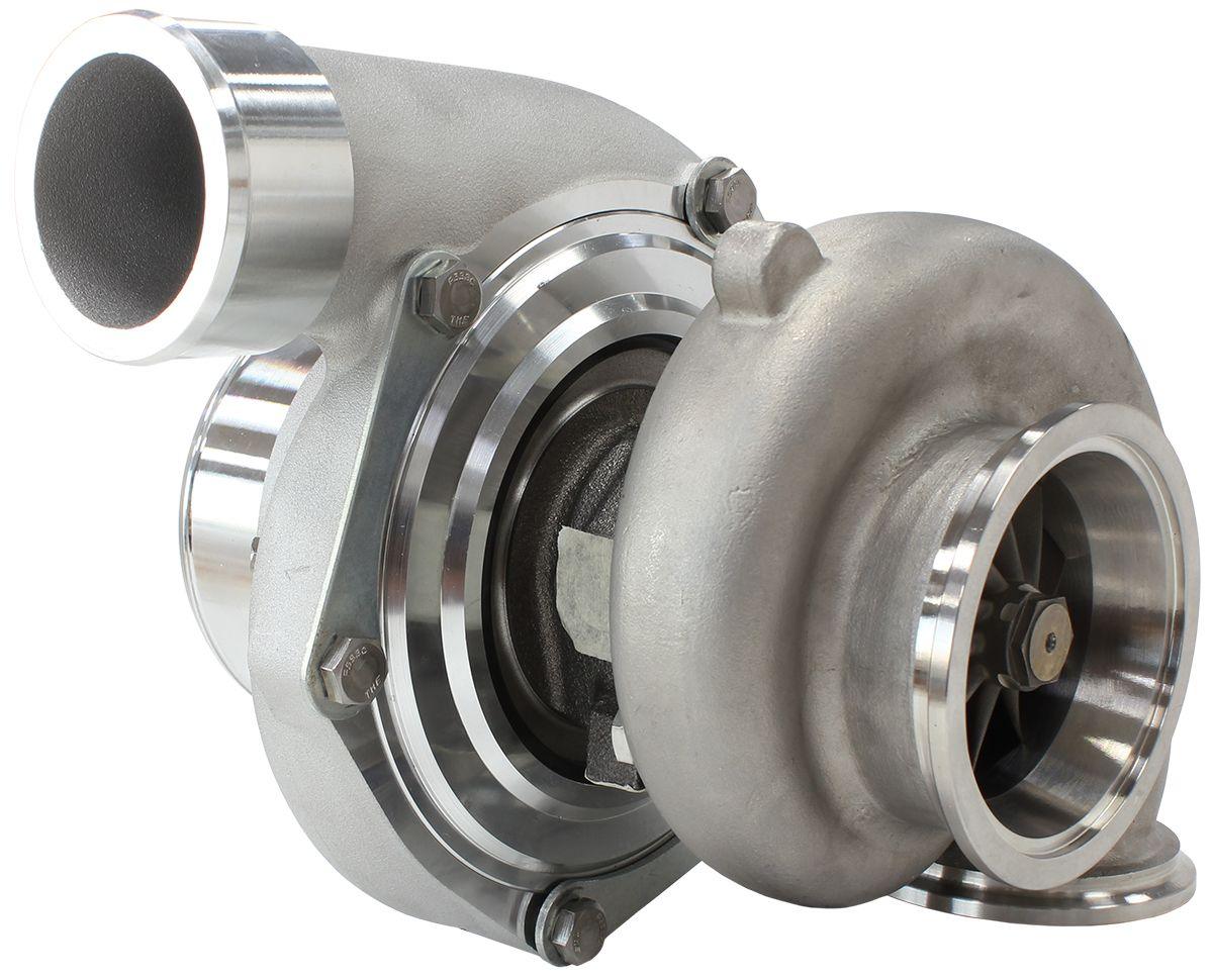 Aeroflow Performance External Wastegate, V-Band Inlet & Exhaust Flanges Aeroflow BOOSTED 6662 V-Band .82 Turbocharger 900HP, Natural Cast Finish AF8005-3020 SR