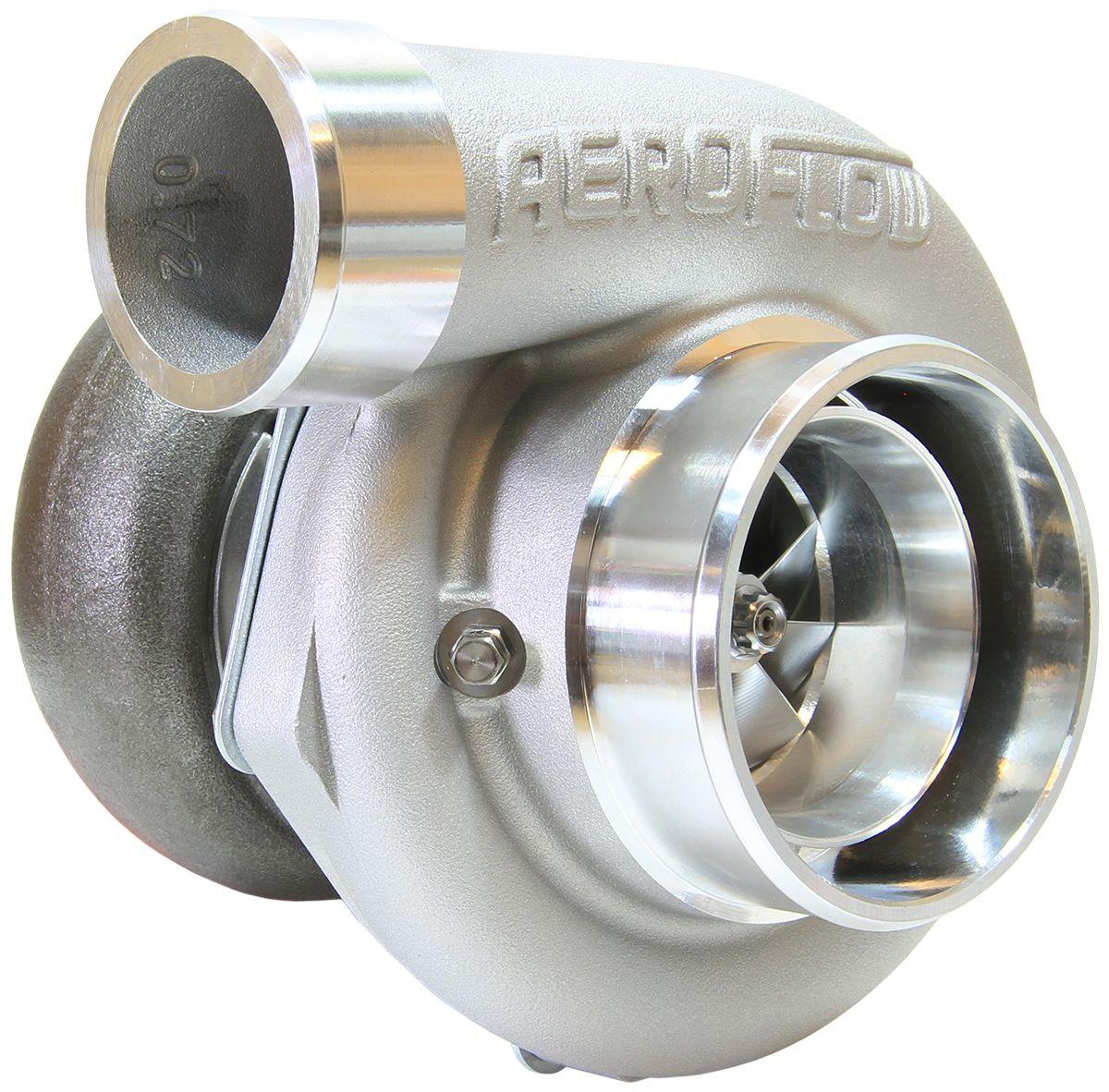 Aeroflow Performance External Wastegate, V-Band Inlet & Exhaust Flanges Aeroflow BOOSTED 6762 1.01 Reverse Rotation Turbocharger 950HP, Natural Cast Finish AF800 SR