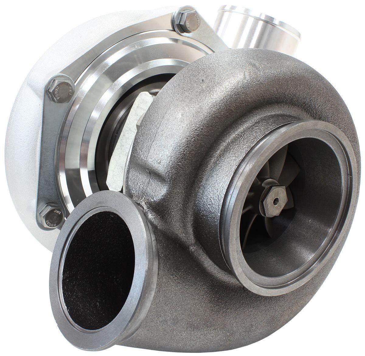 Aeroflow Performance External Wastegate, V-Band Inlet & Exhaust Flanges Aeroflow BOOSTED 6762 V-Band 1.01 Turbocharger 950HP, Natural Cast Finish AF8005-3026 SR