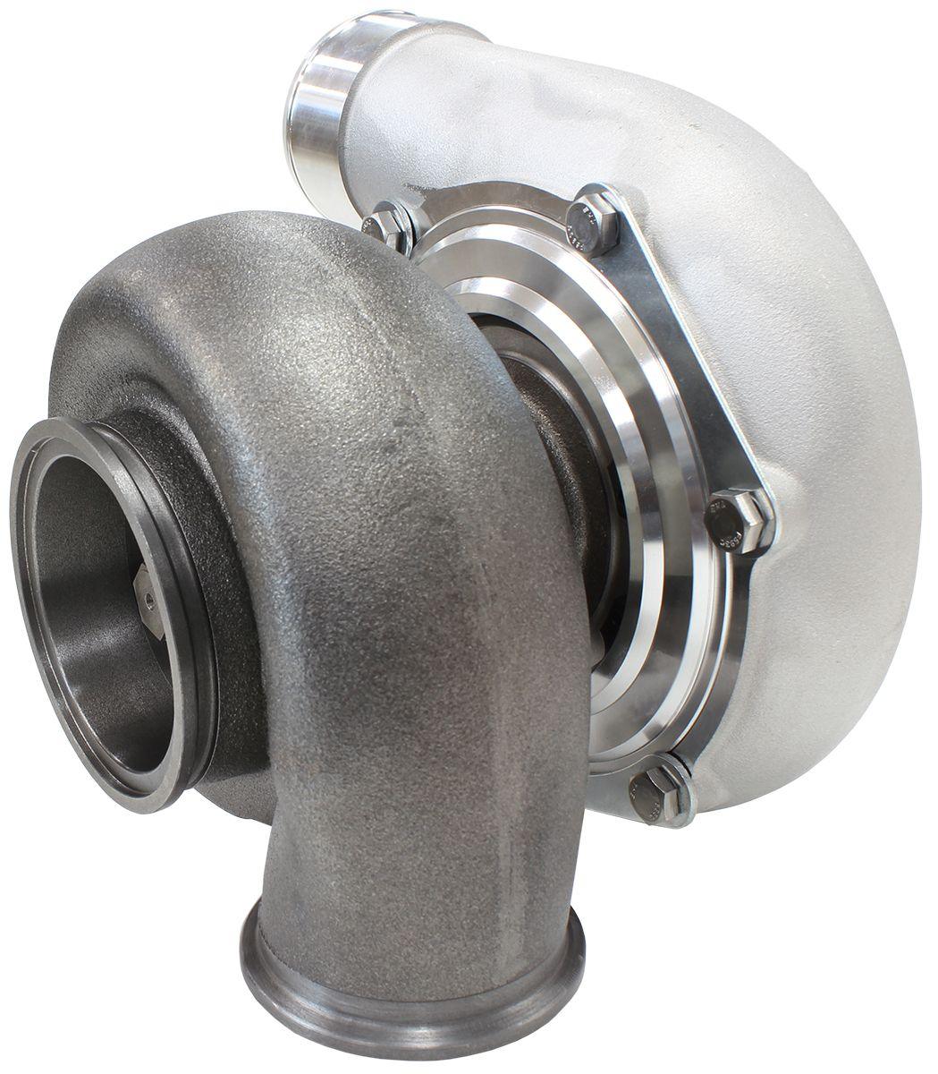 Aeroflow Performance External Wastegate, V-Band Inlet & Exhaust Flanges Aeroflow BOOSTED 6762 V-Band 1.01 Turbocharger 950HP, Natural Cast Finish AF8005-3026 SR