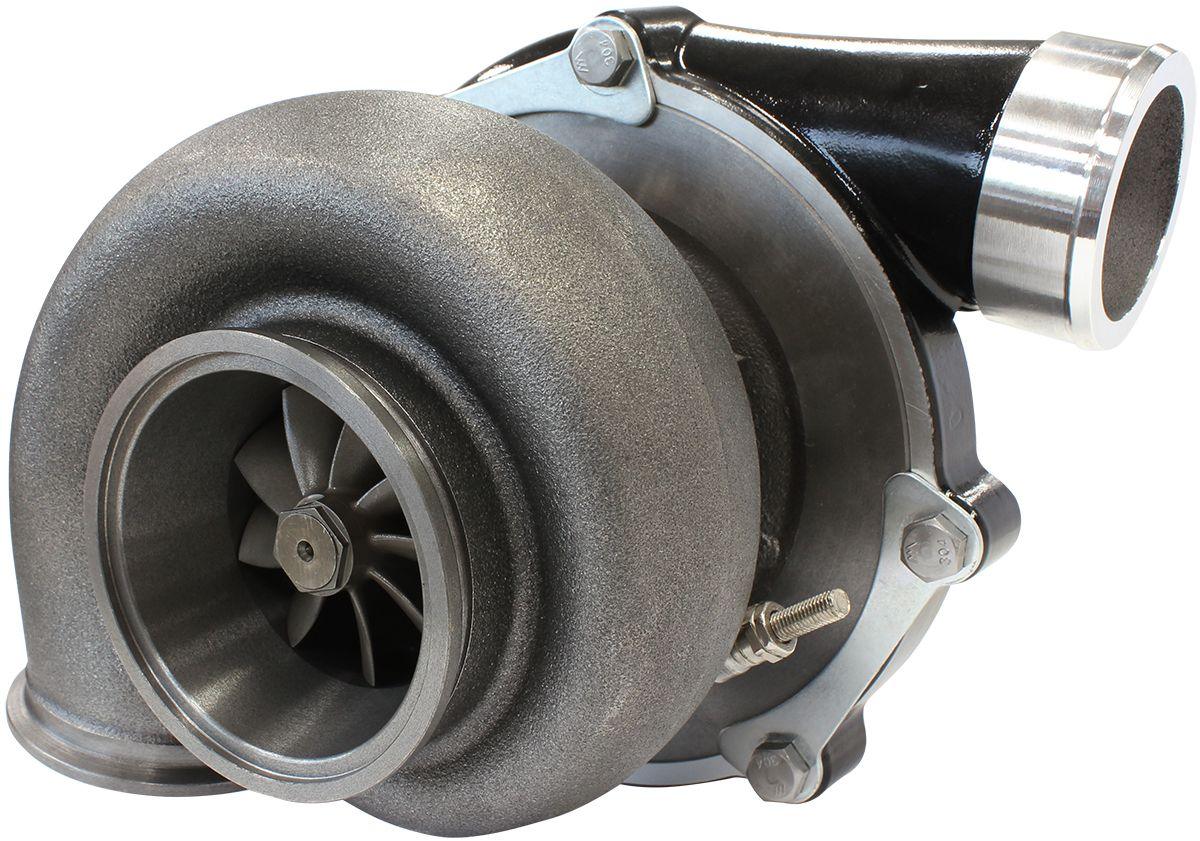 Aeroflow Performance External Wastegate, V-Band Inlet & Exhaust Flanges Aeroflow BOOSTED 6862 1.01 Reverse Rotation Turbocharger 1050HP, Hi Temp Black Finish AF8 SR