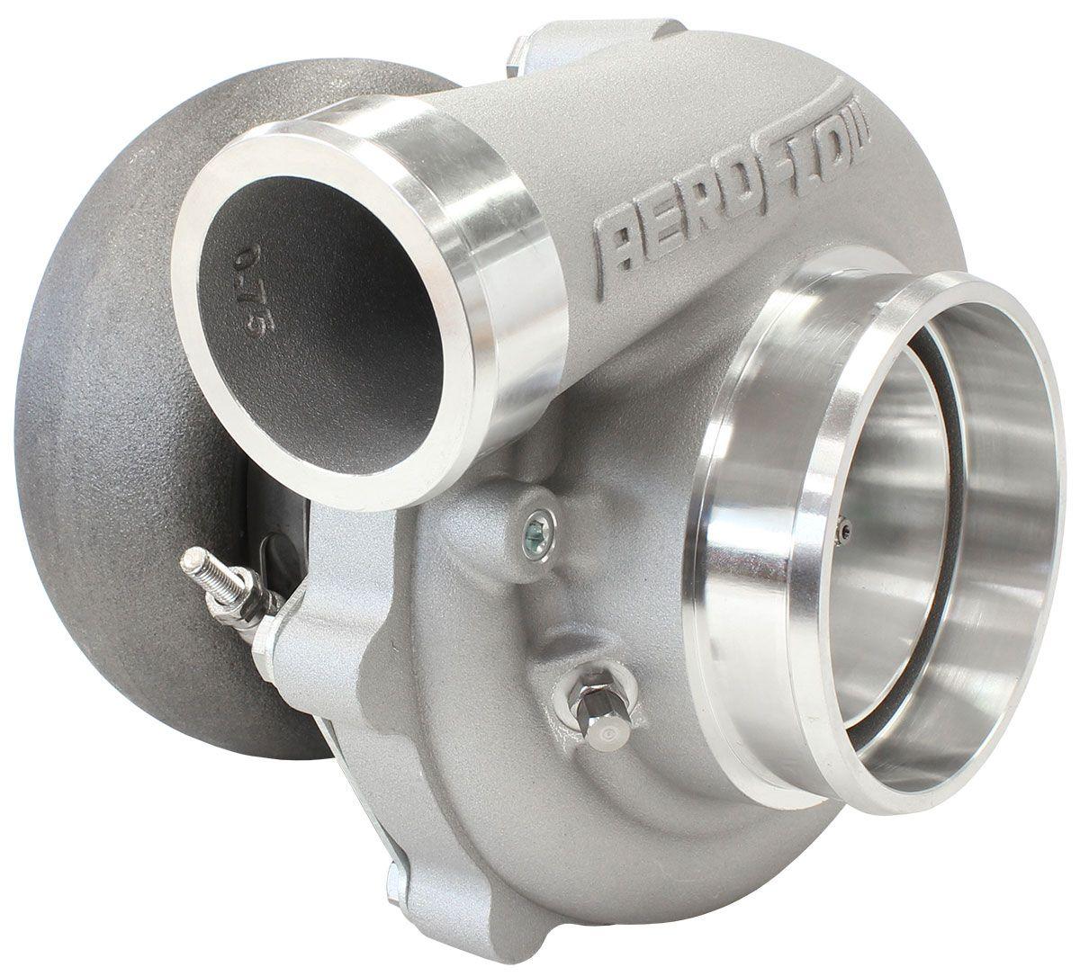 Aeroflow Performance External Wastegate, V-Band Inlet & Exhaust Flanges Aeroflow BOOSTED 6862 1.21 Reverse Rotation Turbocharger 1050HP, Natural Cast Finish AF80 SR