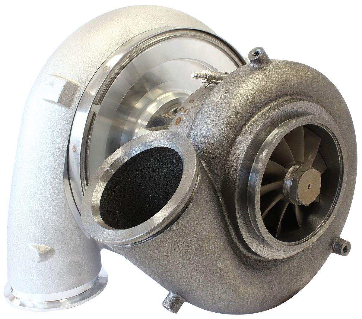Aeroflow Performance External Wastegate, V-Band Inlet & Exhaust Flanges Aeroflow BOOSTED 98102 V-Band 1.22 Turbocharger 2500HP, Natural Cast Finish AF8006-6021 SR