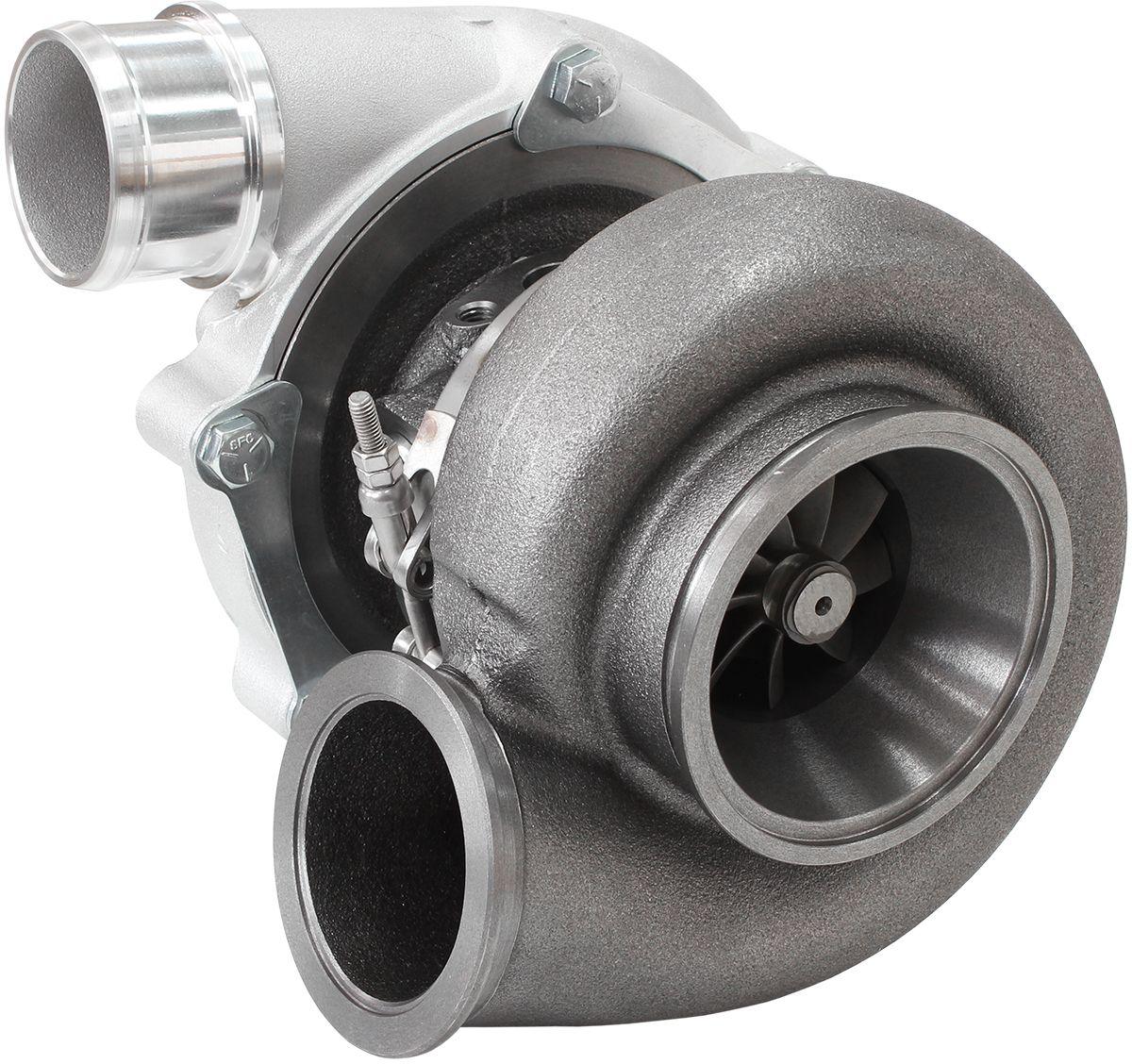 Aeroflow Performance External Wastegate, V-Band Inlet & Exhaust Flanges Aeroflow BOOSTED B5455 1.21 Turbocharger 660HP, Natural Cast Finish AF8005-3042 SR