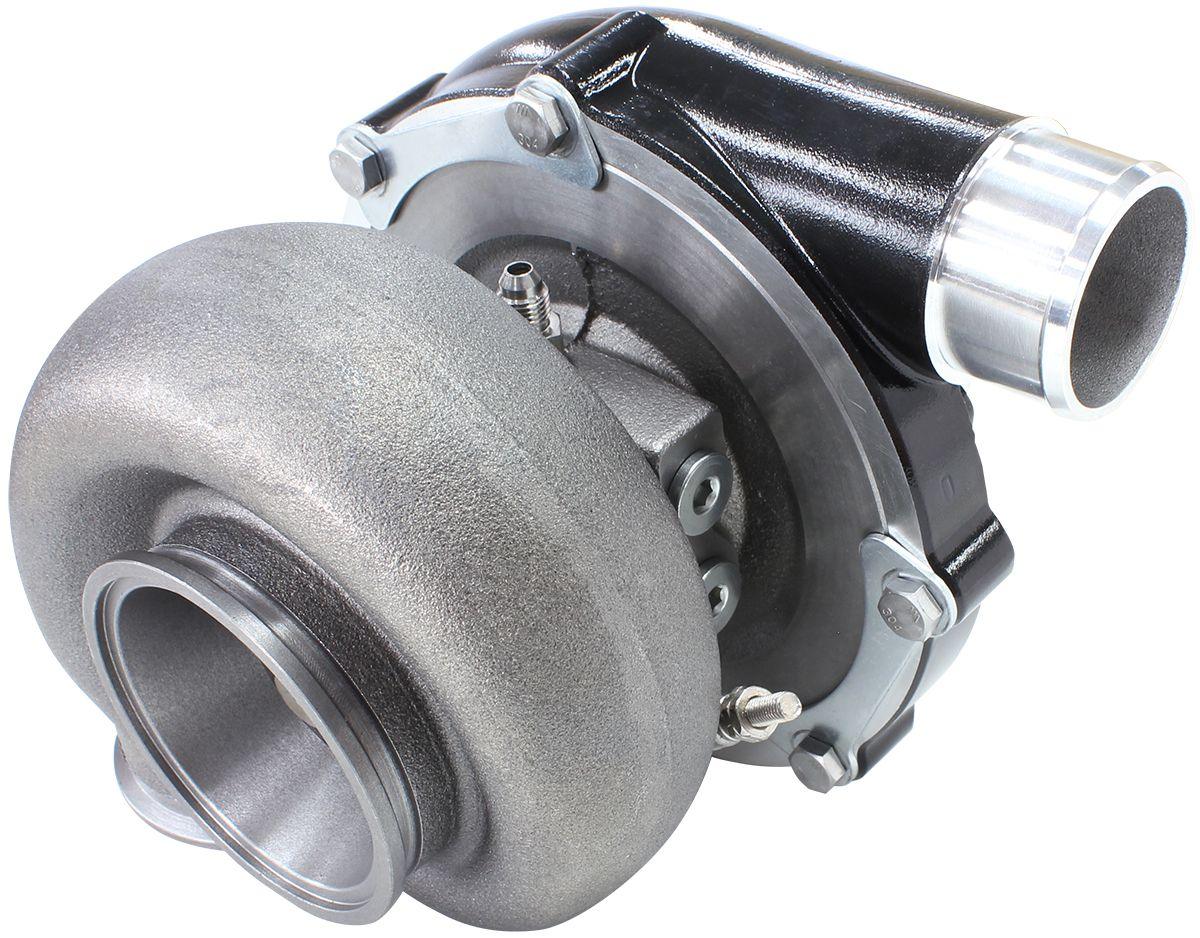 Aeroflow Performance External Wastegate, V-Band Inlet & Exhaust Flanges Aeroflow BOOSTED B5855 1.21 Reverse Rotation Turbocharger 770HP, Hi Temp Black Finish AF8 SR