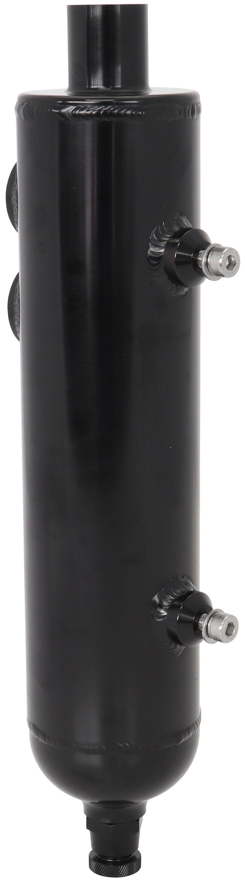 Aeroflow Performance Fabricated Tanks Black Aeroflow Universal Breather Tank - AF77-1017 SR