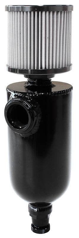 Aeroflow Performance Fabricated Tanks Black Aeroflow Universal Breather Tank - AF77-1028 SR