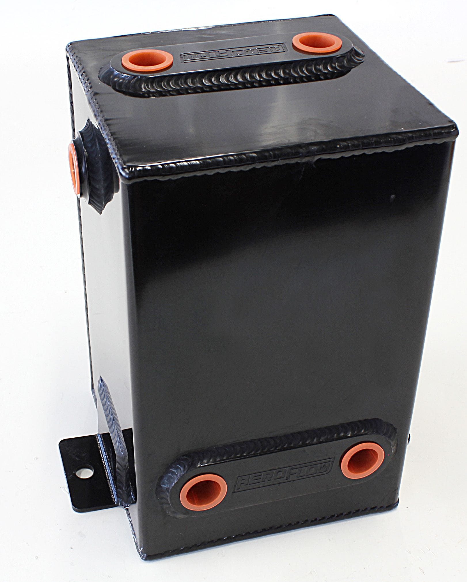 Aeroflow Performance Fabricated Tanks Black Aeroflow Universal Fabricated Alloy Tank - AF77-1012 SR